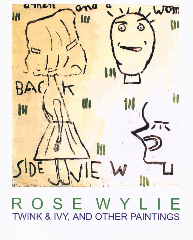 Rose Wylie : twink & ivy and other paintings cover