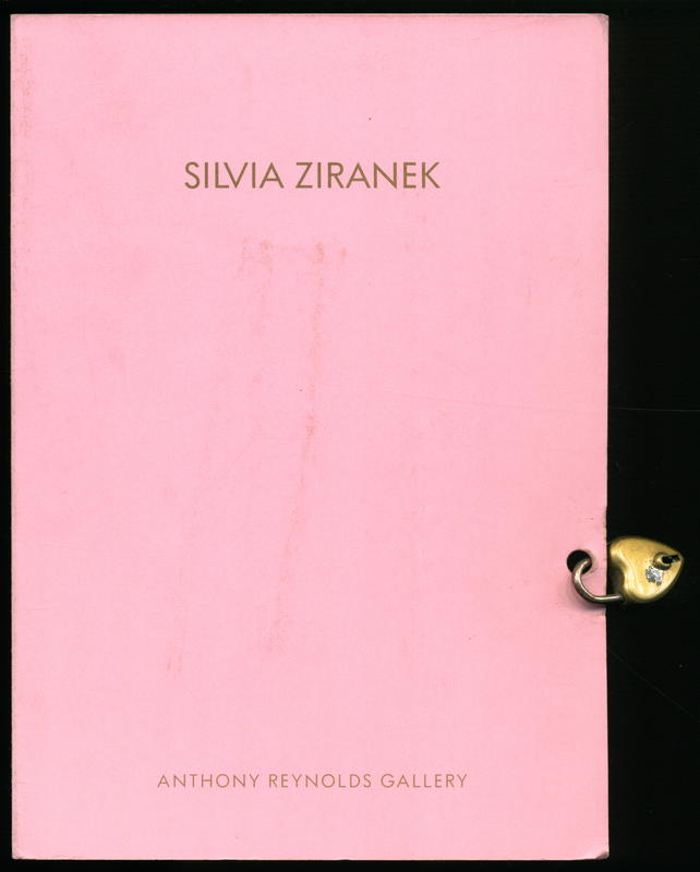 Silvia Ziranek / Anthony Reynolds Gallery cover