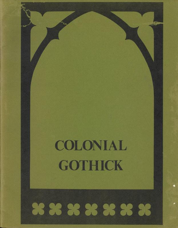 Colonial Gothick : the Gothic revival in New South Wales 1800-1850 / Elizabeth Bay House cover