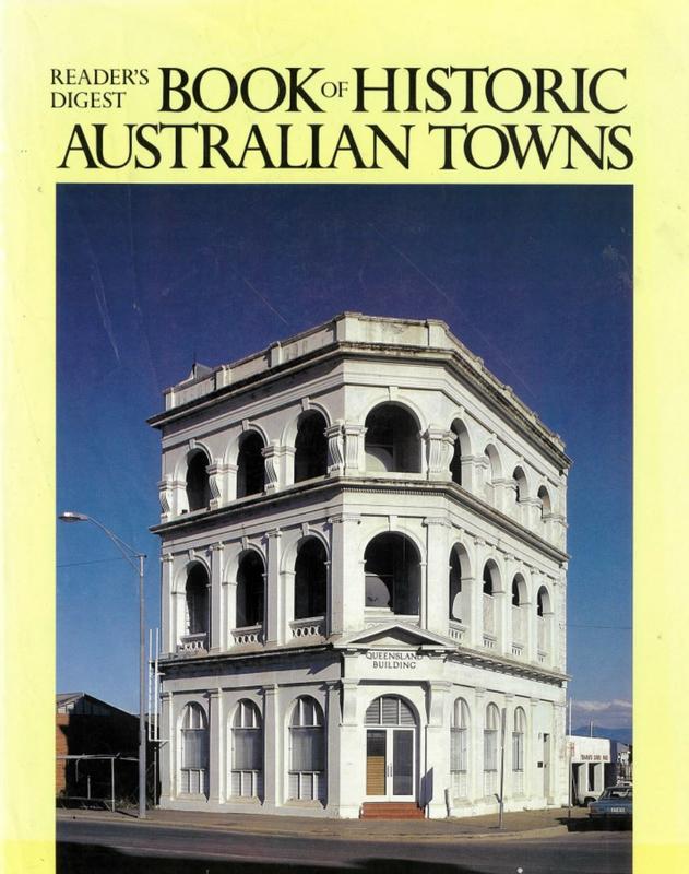 Reader's Digest book of historic Australian towns cover