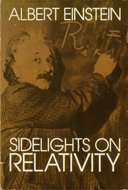 Sidelights on relativity / Albert Einstein cover