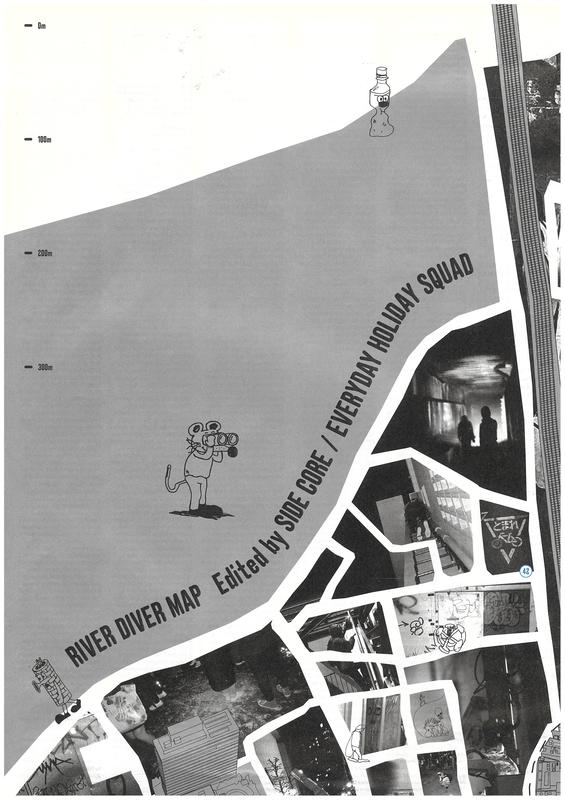 River diver map / edited by Side Core, Everyday Holiday Squad cover