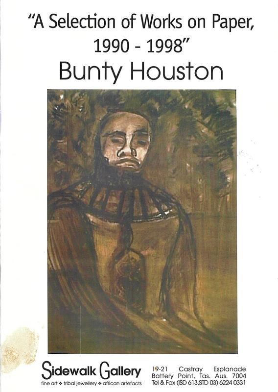 Bunty Houston : a selection of works on paper, 1990-1998 cover