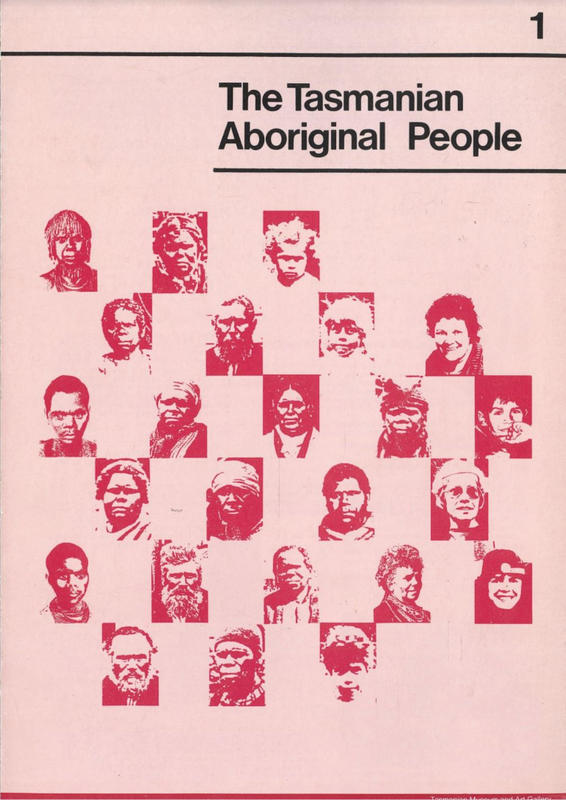 The Tasmanian Aboriginal people : 1 / Tasmanian Museum and Art Gallery cover