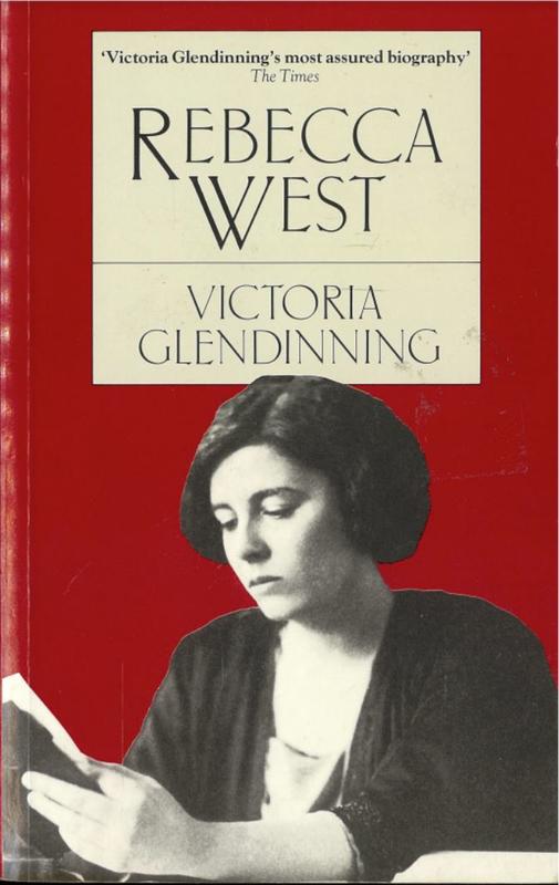 Rebecca West : a life / by Victoria Glendinning cover
