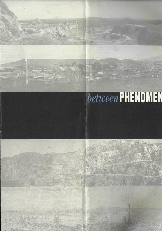 Phenomena : the panorama and Tasmania / Plimsoll Gallery cover