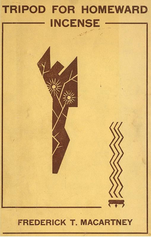 Tripod for homeward incense / by Frederick T. Macartney cover