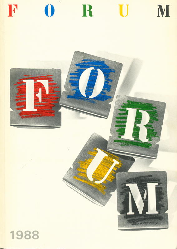 Forum Hamburg, 24.-28. März 1988, 100 one-man-shows / Internationale Kunstmesse cover