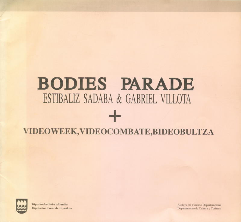 Bodies parade : Estibaliz Sadaba & Gabriel Villota cover
