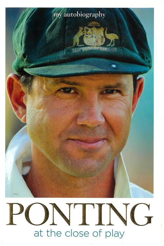 Ponting at the close of play / Ricky Ponting cover