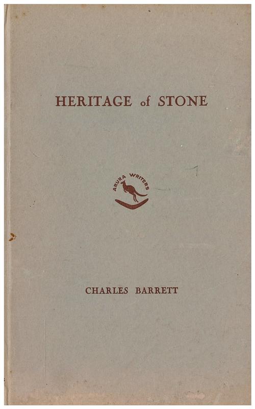 Heritage of stone / by Charles Barrett ; illustrated by Chas. H. Crampton cover