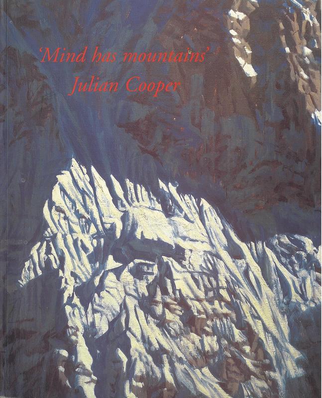 Julian Cooper : 'mind has mountains' cover