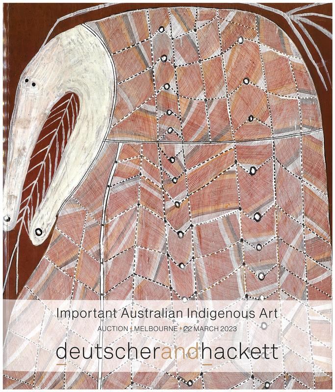 Important Australian indigenous art : auction, Melbourne 22 March 2023 / Deutscher and Hackett cover