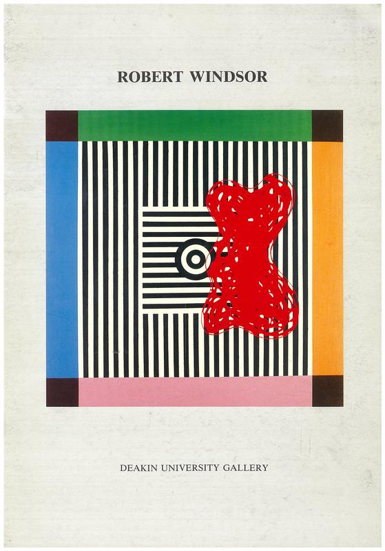 Robert Windsor : artist-in-residence Deakin University 1991/92 cover