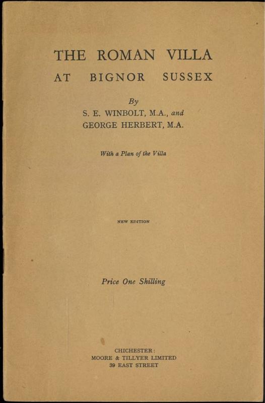 The Roman villa at Bignor Sussex / by S. E. Winbolt and George Herbert cover