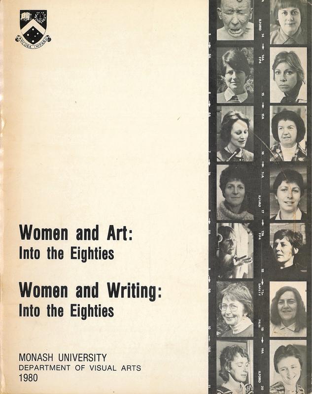 Women and art : into the eighties : women and writing : into the eighties / compiled by Jenepher Duncan cover