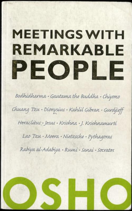 Meetings with remarkable people / Osho cover