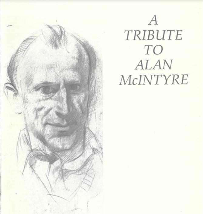 A tribute to Alan McIntyre, and, Tasmanian buildings cover