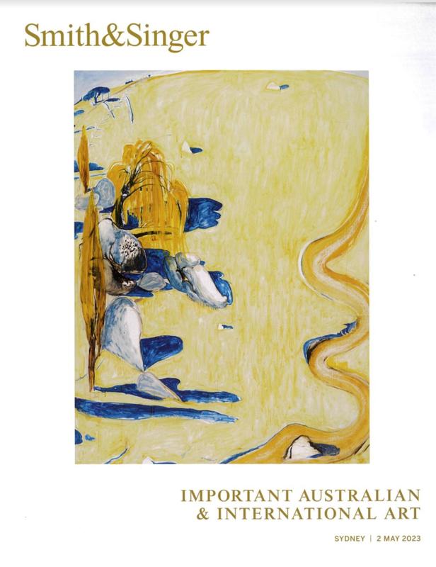 Important Australian and international art : auction in Sydney, 2 May 2023 / Smith & Singer cover