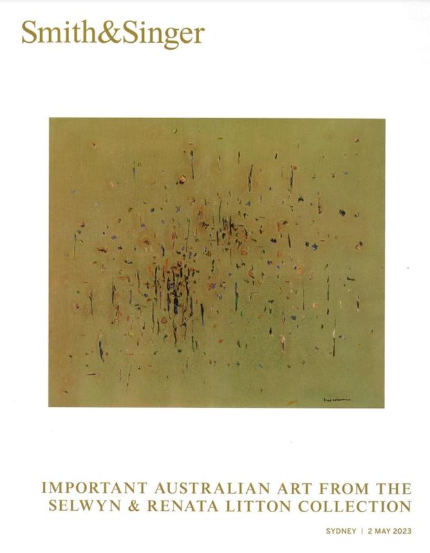 Important Australian from the Selwyn & Renata Litton collection : auction in Sydney, 2 May 2023 / Smith & Singer cover