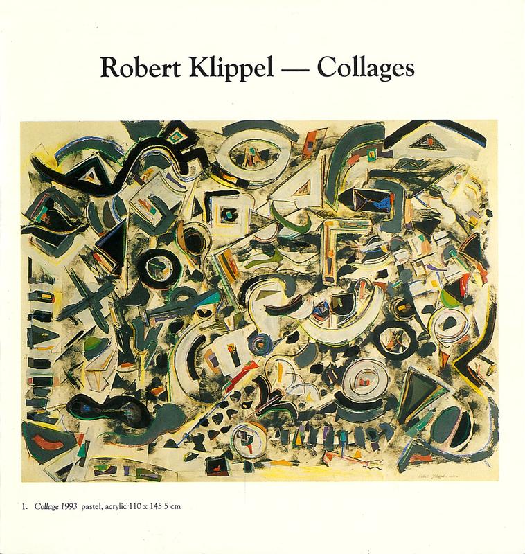 Robert Klippel : collages cover