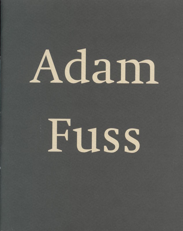 Adam Fuss cover
