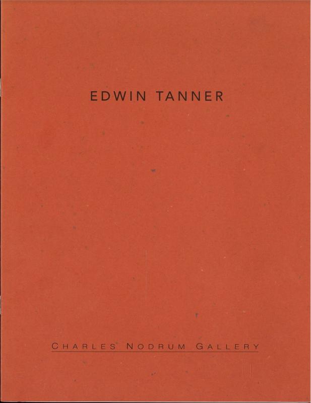 Edwin Tanner : paintings from the 1950s to 1970s cover