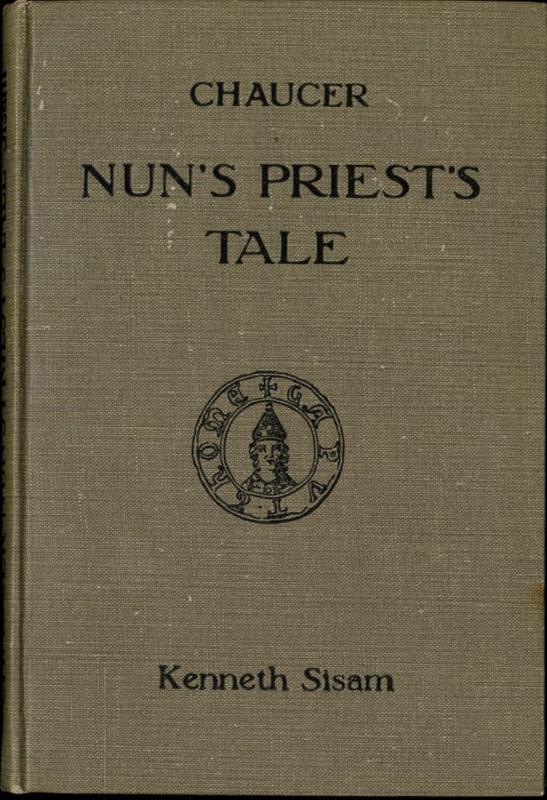 The nun's priest's tale / Chaucer ; edited by Kenneth Sisam cover