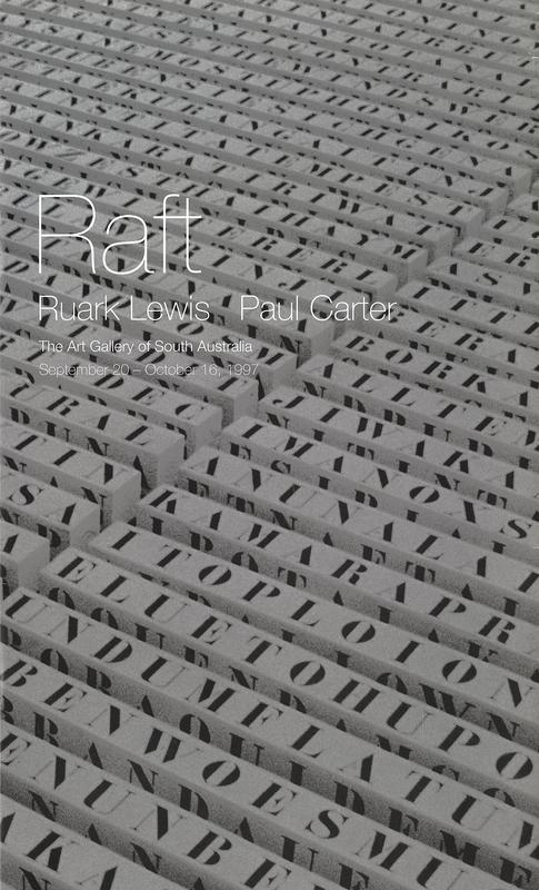 Raft / Ruark Lewis, Paul Carter cover