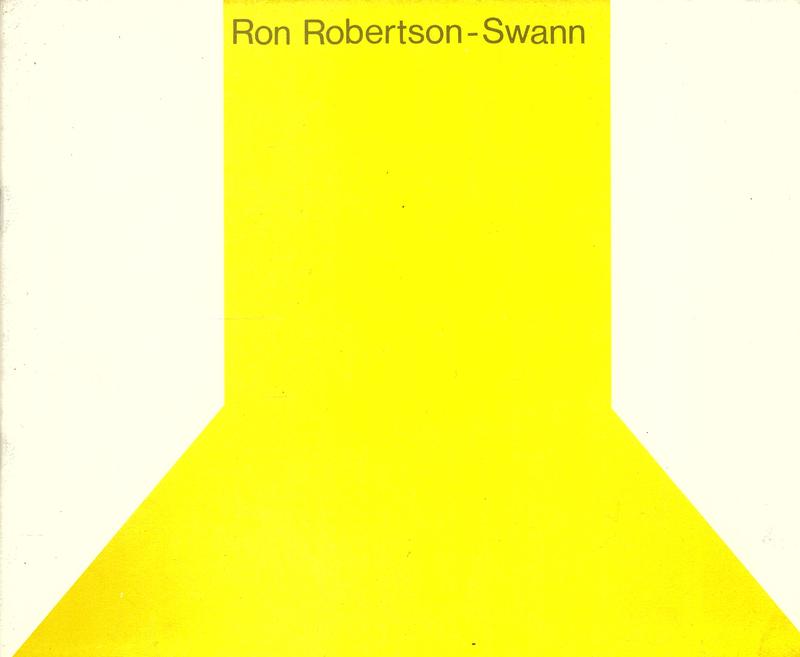 Ron Roberston-Swann survey 1965-1975 cover
