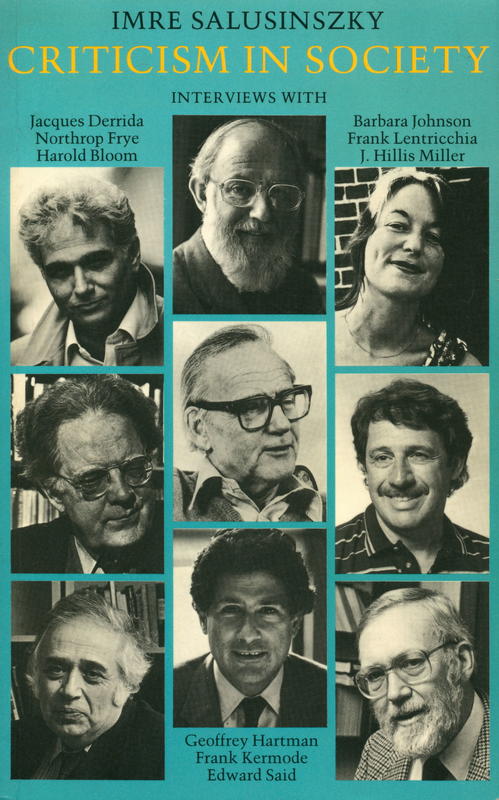 Criticism in society / Imre Salusinszky cover