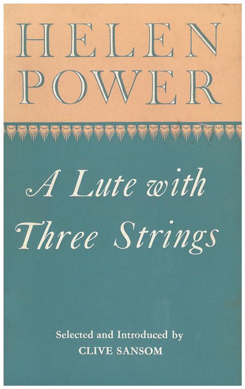 A lute with three strings / Helen Power ; selected and introduced by Clive Sansom cover