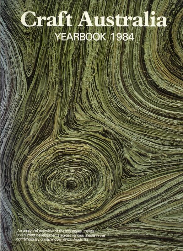 Craft Australia yearbook 1984 / Crafts Council of Australia cover