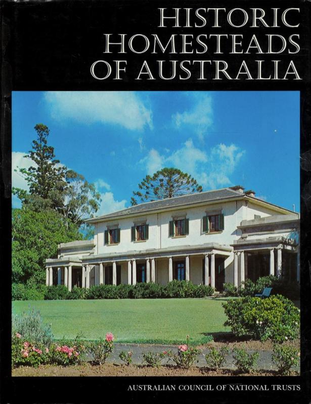 Historic homesteads of Australia / Australian Council of National Trusts cover