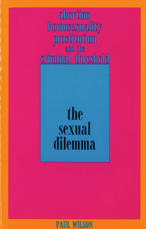 The sexual dilemma / Paul Wilson cover