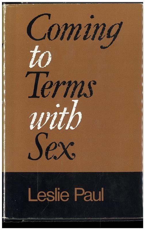 Coming to terms with sex / Leslie Paul cover