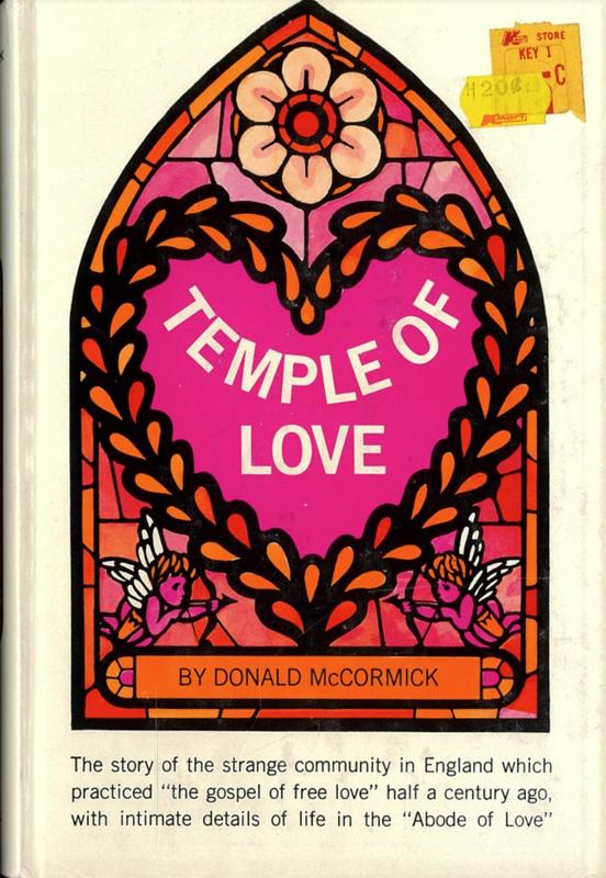 Temple of love / Donald McCormick cover
