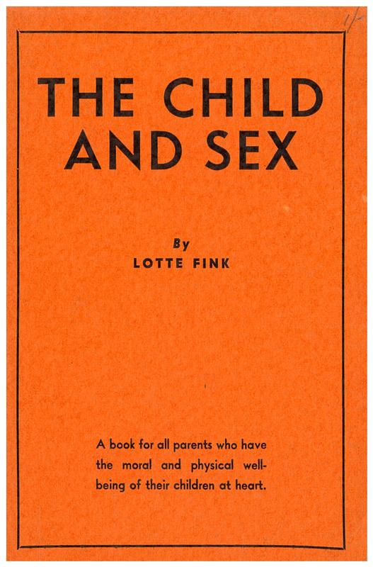 The child and sex / by Lotte Fink cover