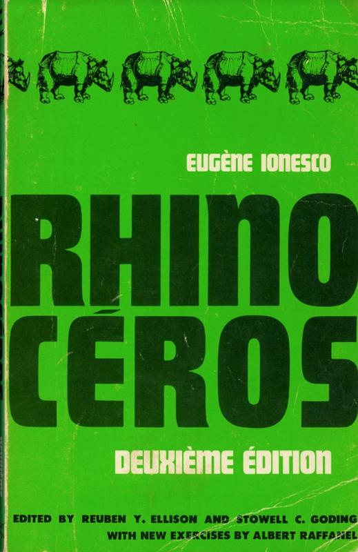 Rhinocéros / Eugène Ionesco cover