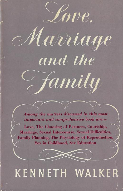 Love, marriage and the family / Kenneth Walker cover