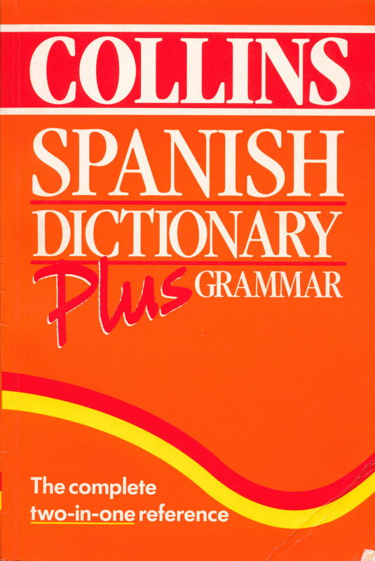 Spanish dictionary plus grammar cover