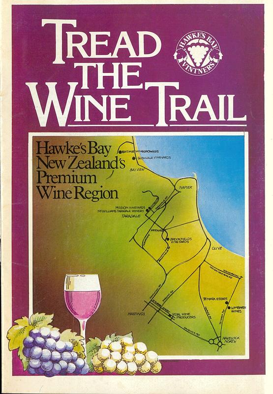 Tread the wine trail / Hawke's Bay Vintners cover