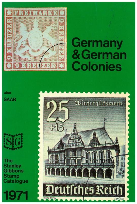 The stamps of Germany 1971 : excluding East Germany (the German Democratic Republic) / Stanley Gibbons Ltd. cover