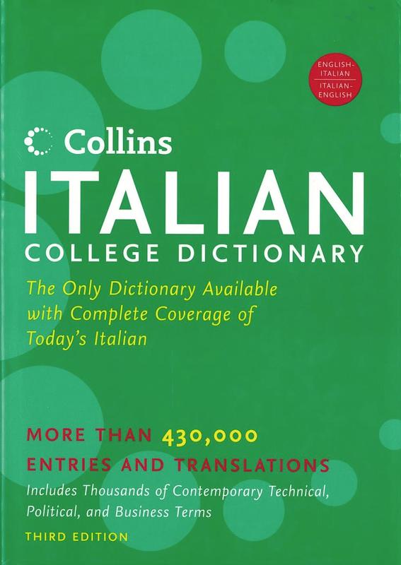 Collins Italian Dictionary cover