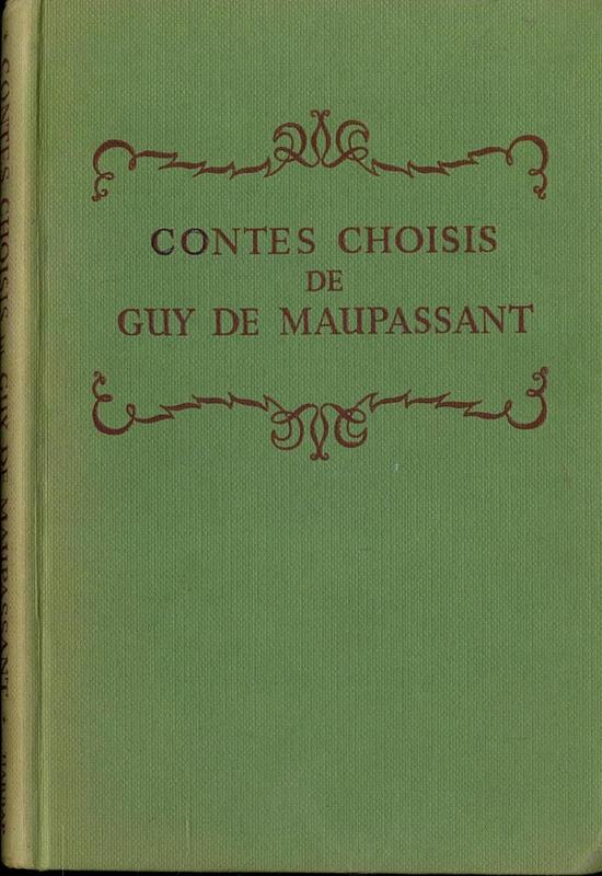 Contes choisis de Guy de Maupassant / edited by J. E. Mansion cover