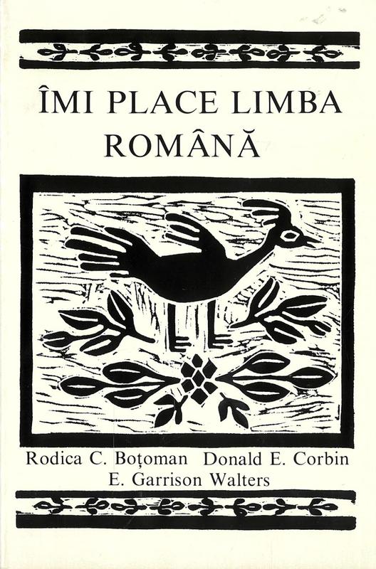 Îmi place limba Romănă / Rodica C. Boțoman, Donald E. Corbin, E. Garrison Walters cover