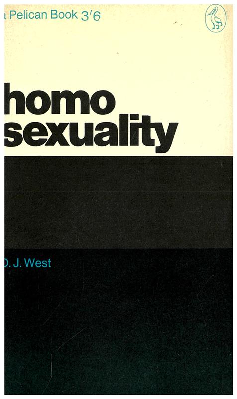 Homosexuality / D. J. West cover