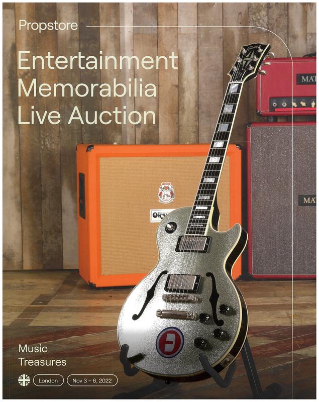 Entertainment memorabilia live auction : London, Nov 3-6, 2022 : [day 2 music] / Propstore cover