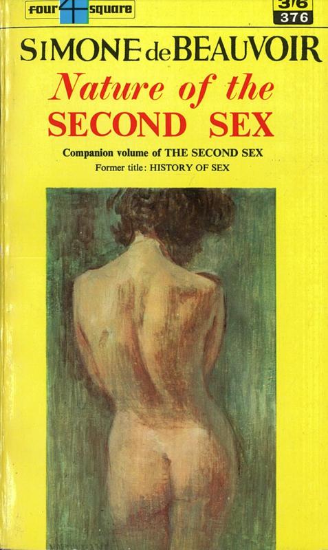 Nature of the second sex / Simone de Beauvoir ; translated and edited by H. M. Parshley cover