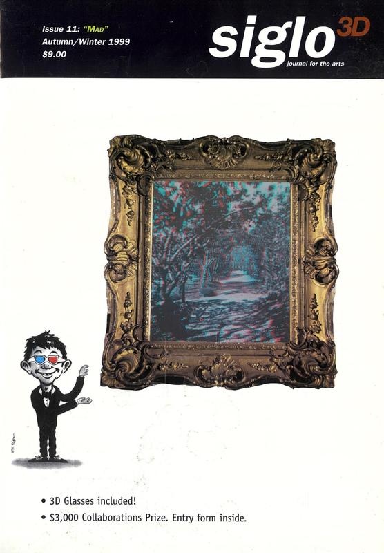 Siglo : journal for the arts cover